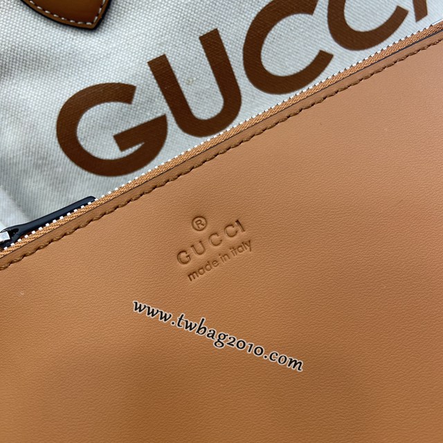 gucci專櫃2024早春系列帆布手提袋 古馳飾Gucci印花迷你托特包 jcp1613